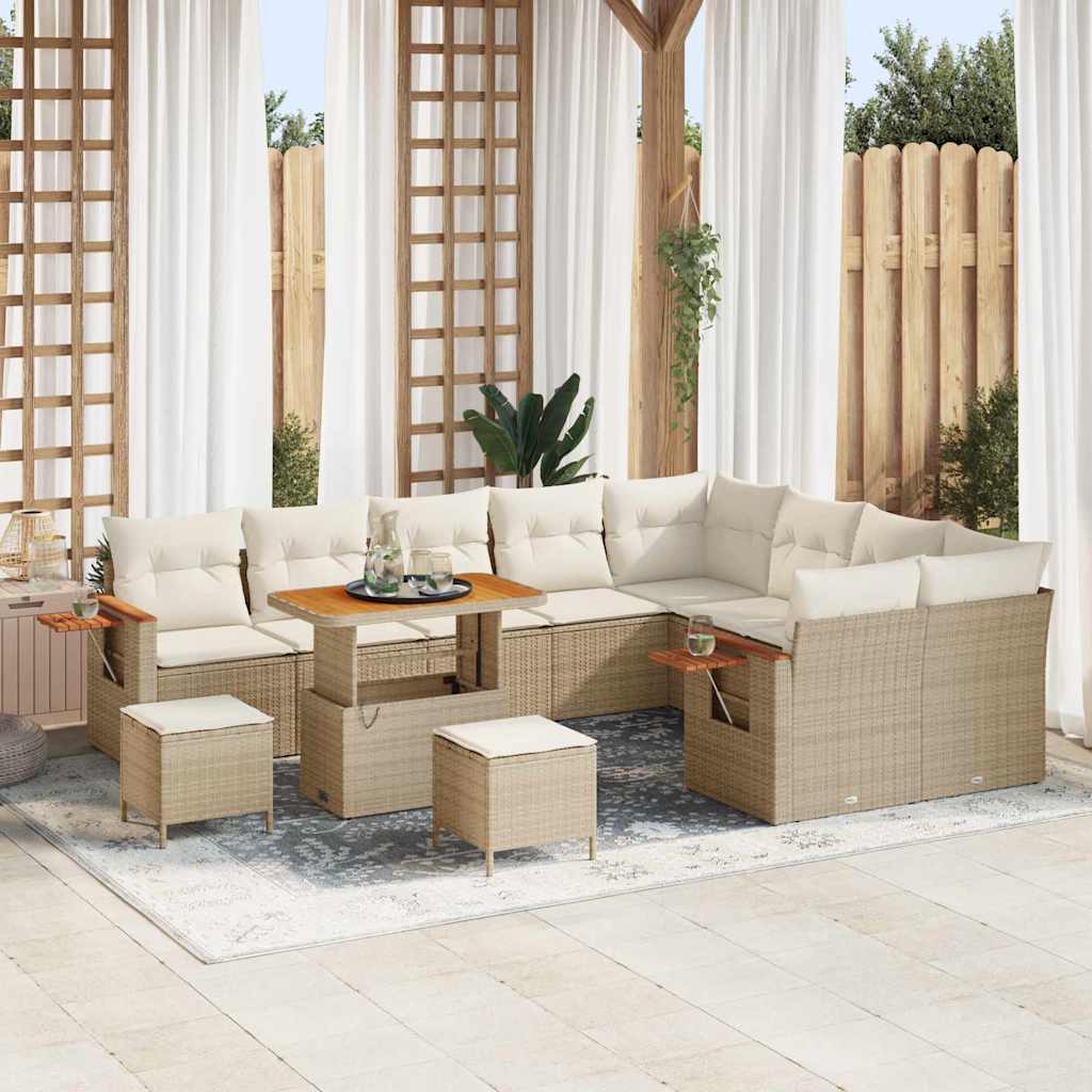 Ensemble De Canapé De Jardin 14 Pièces 10-Nombre De Places