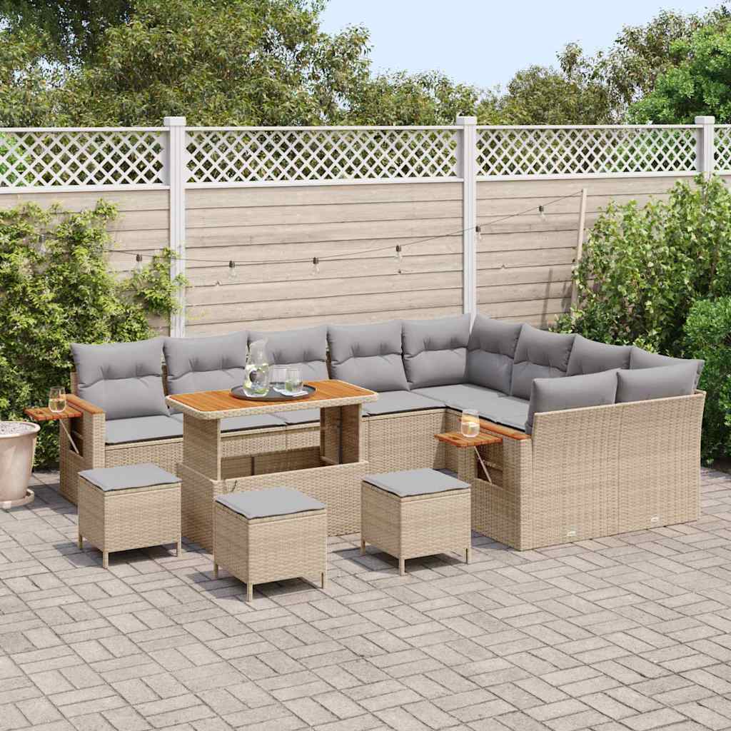 Ensemble De Canapé De Jardin 14 Pièces 10-Nombre De Places