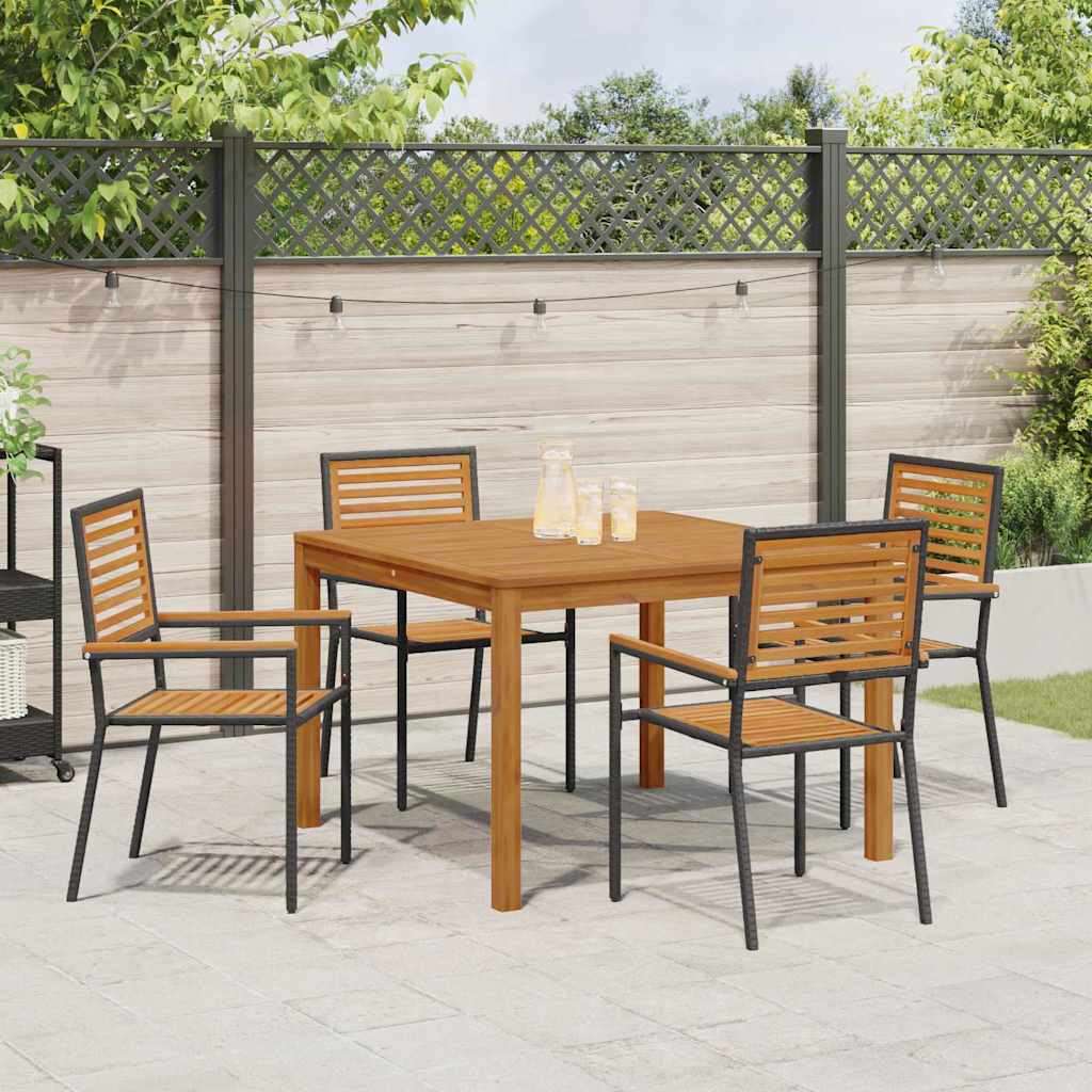 Ensemble De Salle À Manger Pour Jardin 5 Pc