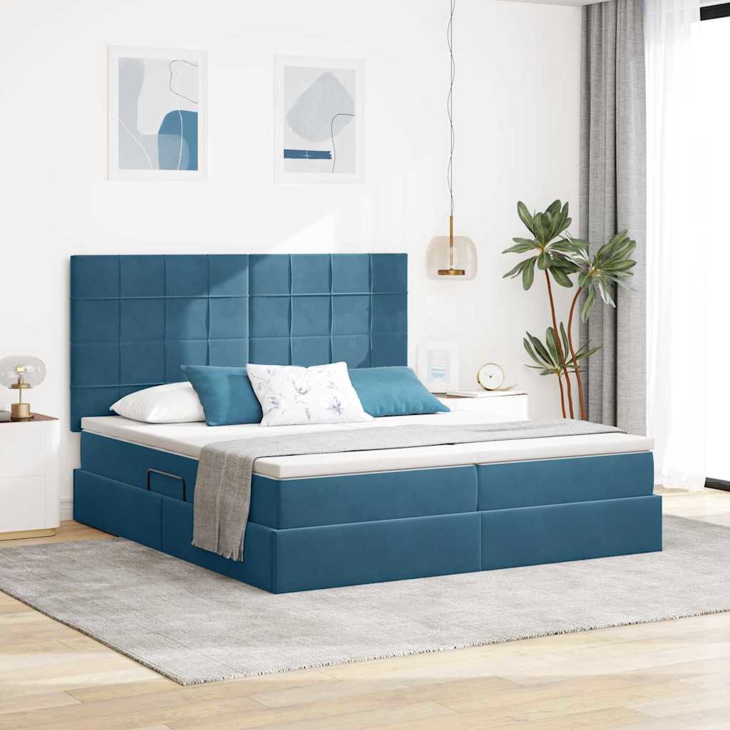 Lit De Rangement Avec Stockage Velours