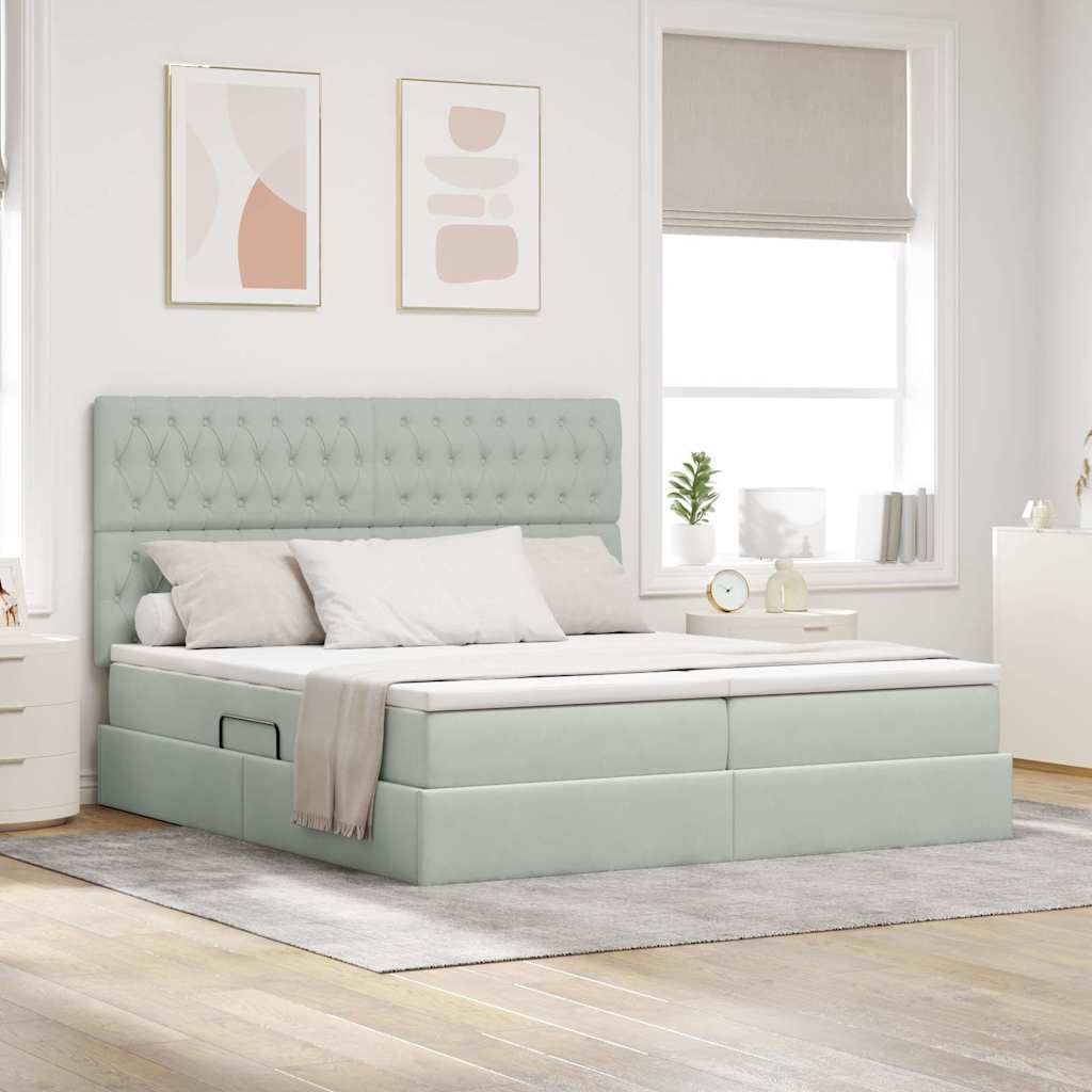 Lit De Rangement Avec Stockage Velours