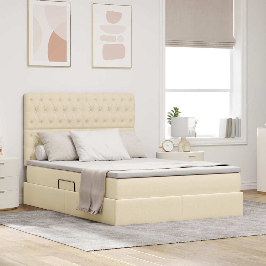 Lit De Rangement Led Avec Matelas Tissu