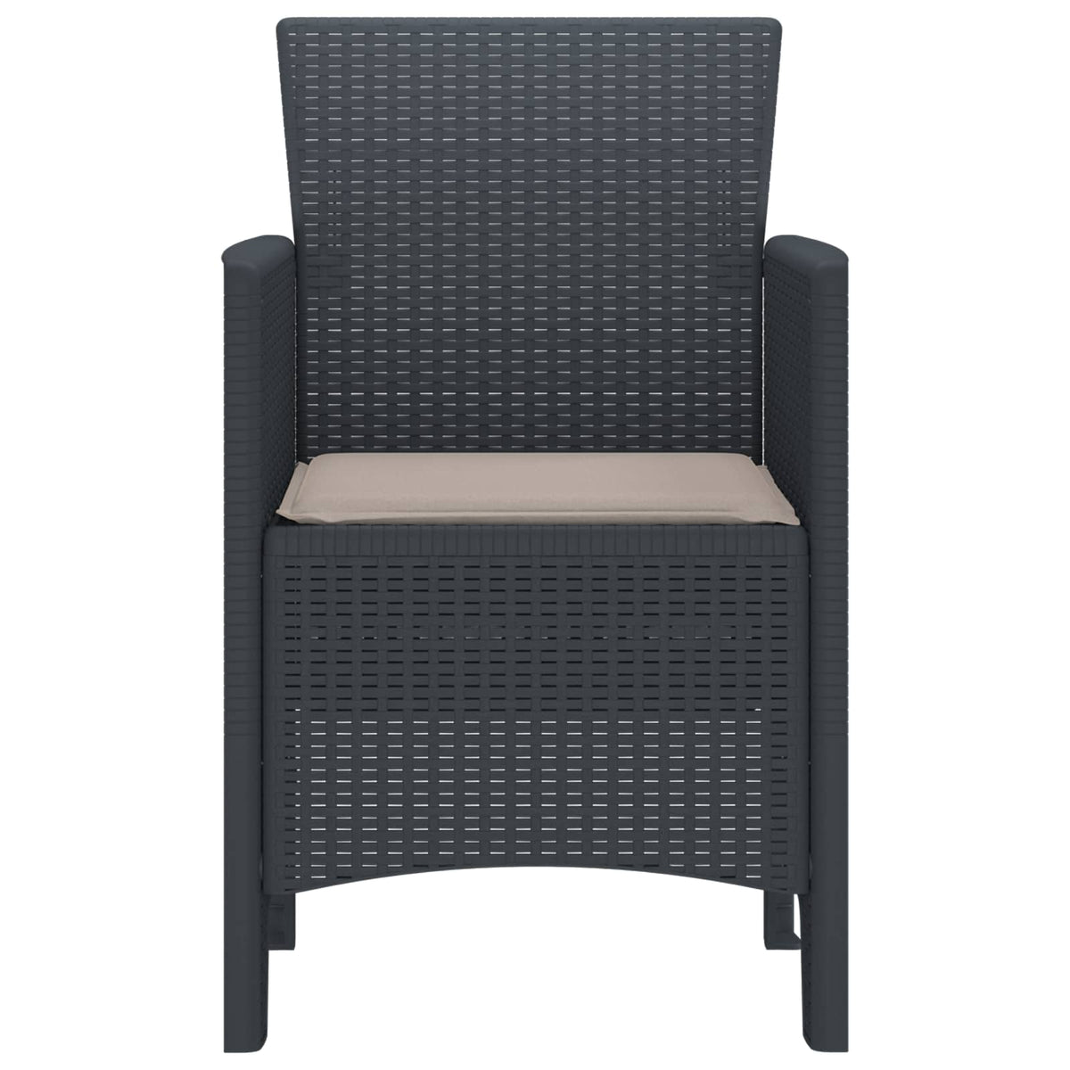 Chaise De Jardin 4 Pc Polypropylène