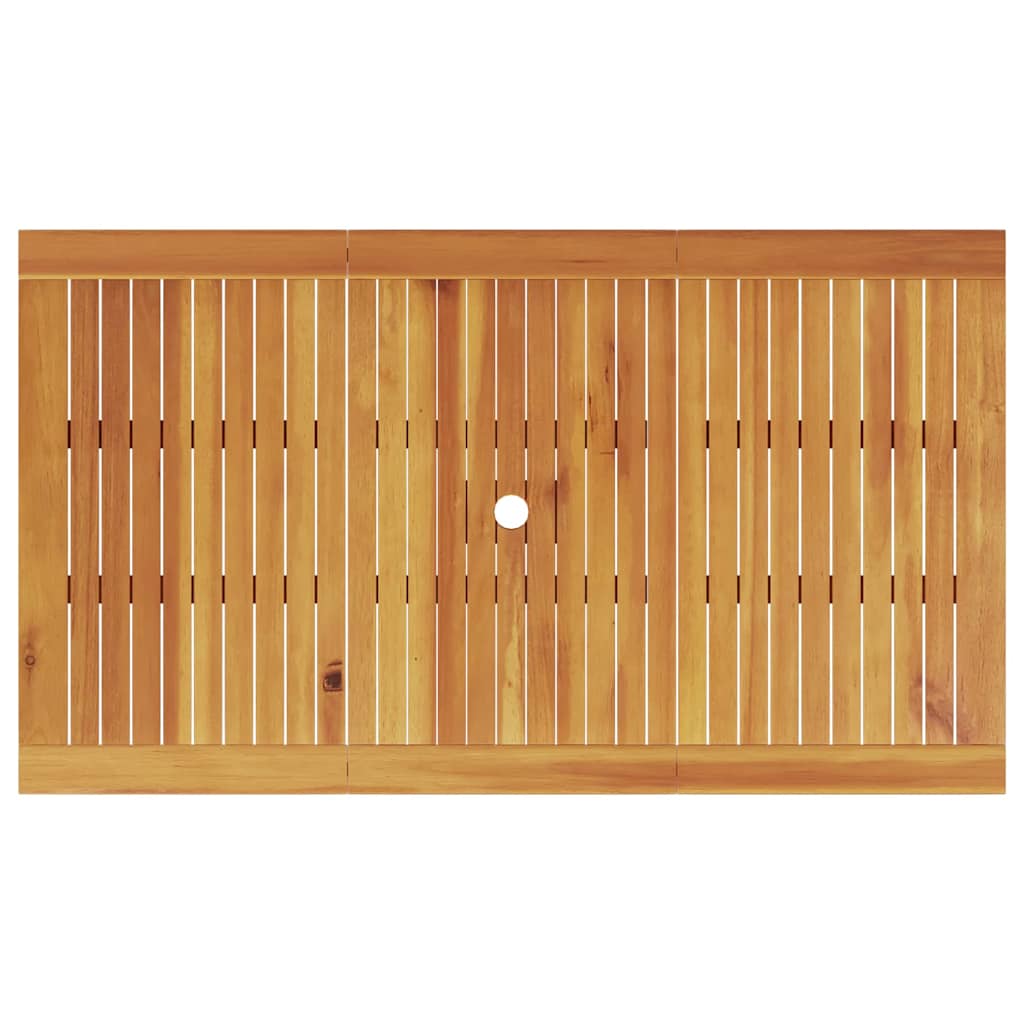 Ensemble De Salle À Manger Pour Jardin 7 Pc Marron