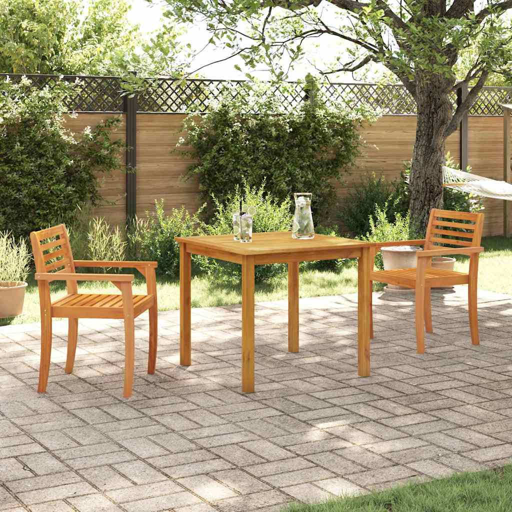 Ensemble De Salle À Manger Pour Jardin 3 Pc Marron