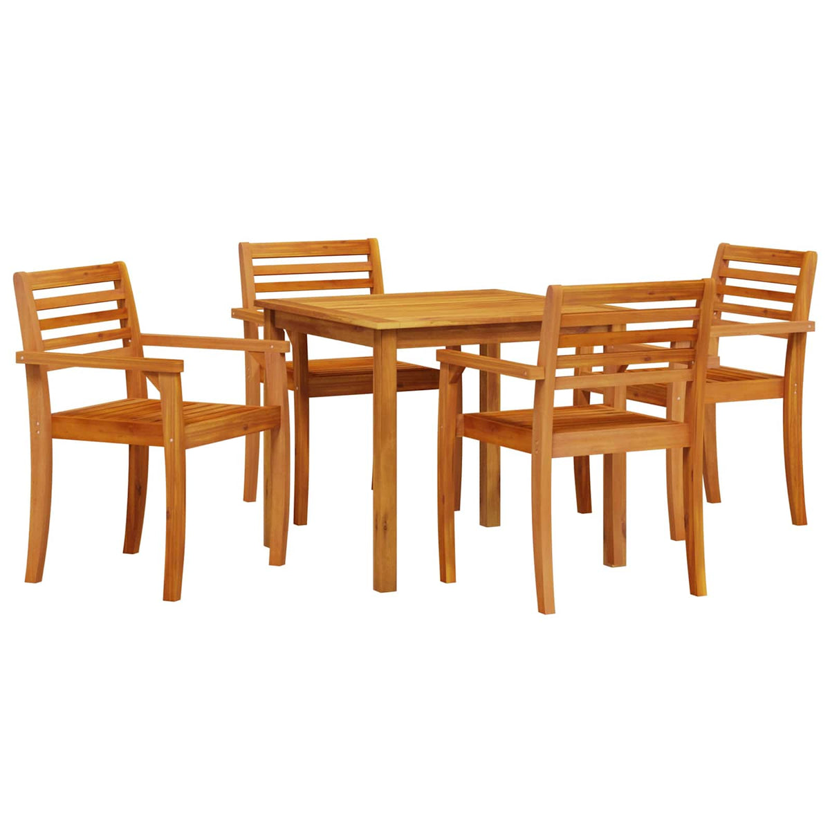 Ensemble De Salle À Manger Pour Jardin 3 Pc Marron