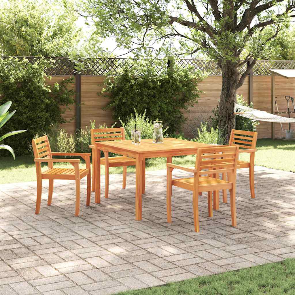 Ensemble De Salle À Manger Pour Jardin 3 Pc Marron