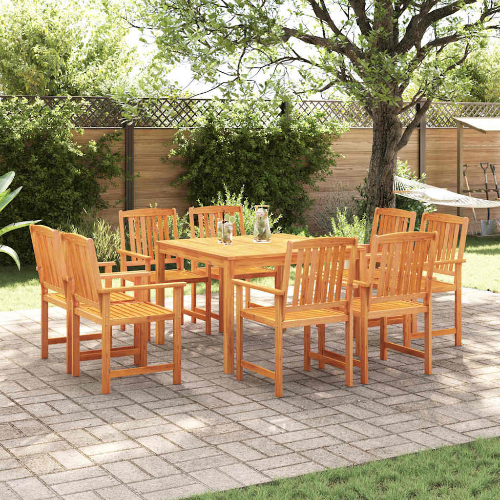 Ensemble De Salle À Manger Pour Jardin 7 Pc Marron