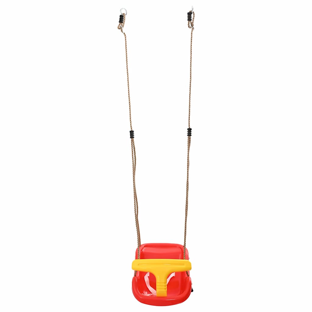 Balançoire Bébé 2 Pièces Rouge 36 X 43 X 42 Cm Plastique