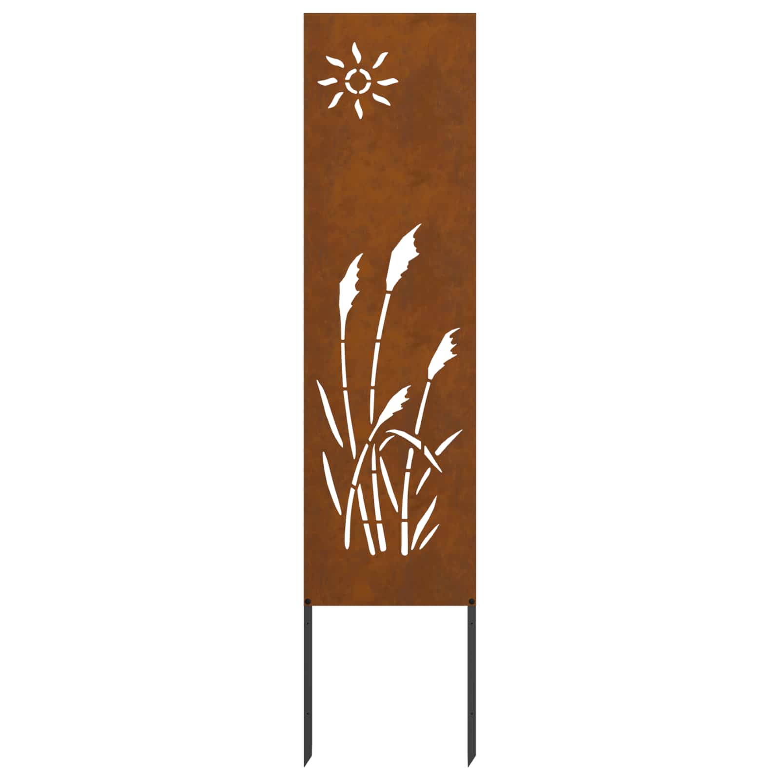 Écran De Confidentialité De Jardin Fretwork Rouillé Acier Patiné
