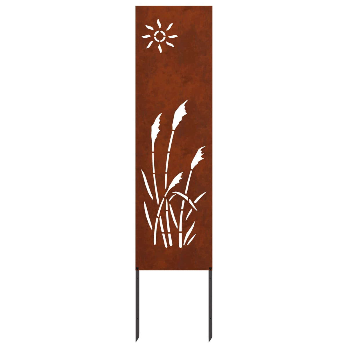 Écran De Confidentialité De Jardin Fretwork Rouillé Acier Patiné
