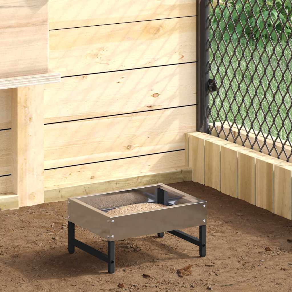 Bac De Nourrissage Pour Poules 80 X 28 X 13.5 Cm