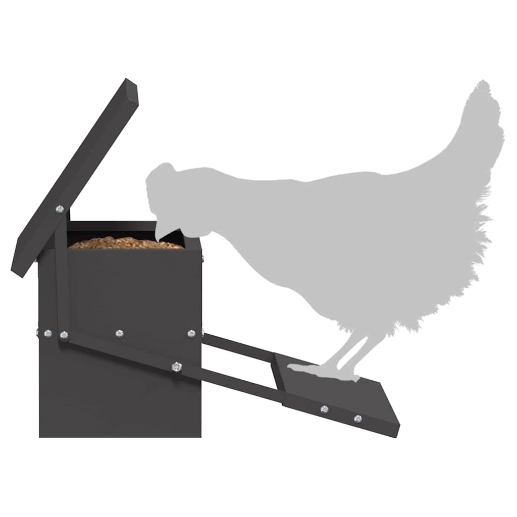 Nourrisseur À Pédale Pour Poules 5 Kg