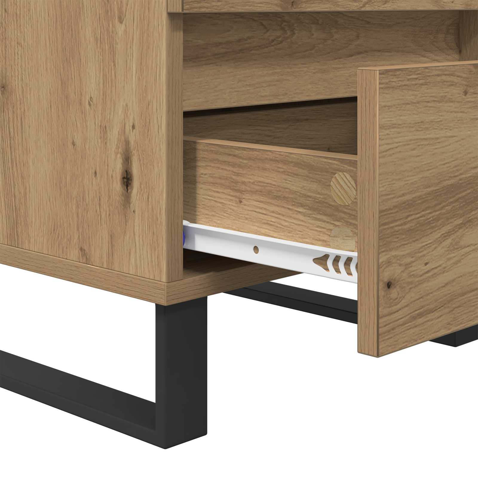 Cabinet De Chevet 2 Pc 40 X 35 X 50 Cm