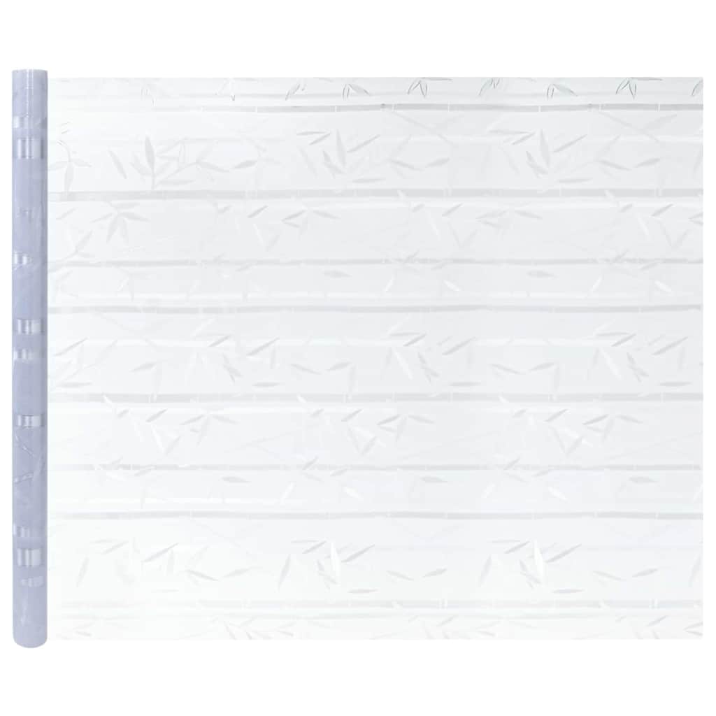 Film De Fenêtre Statique Motif Bambou 90 X 500 Cm Pvc