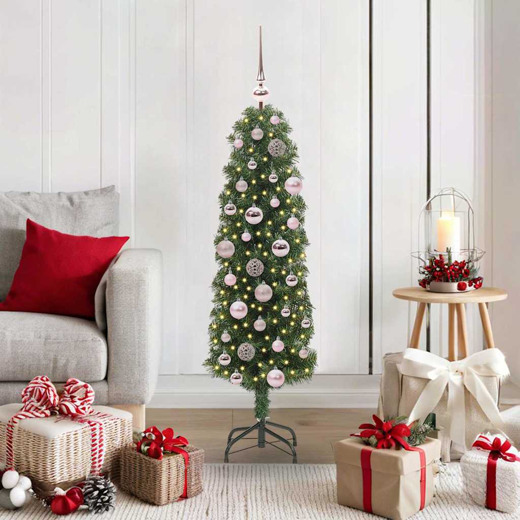 Sapin De Noël Artificiel Vert Pvc Et Acier Et Plastique