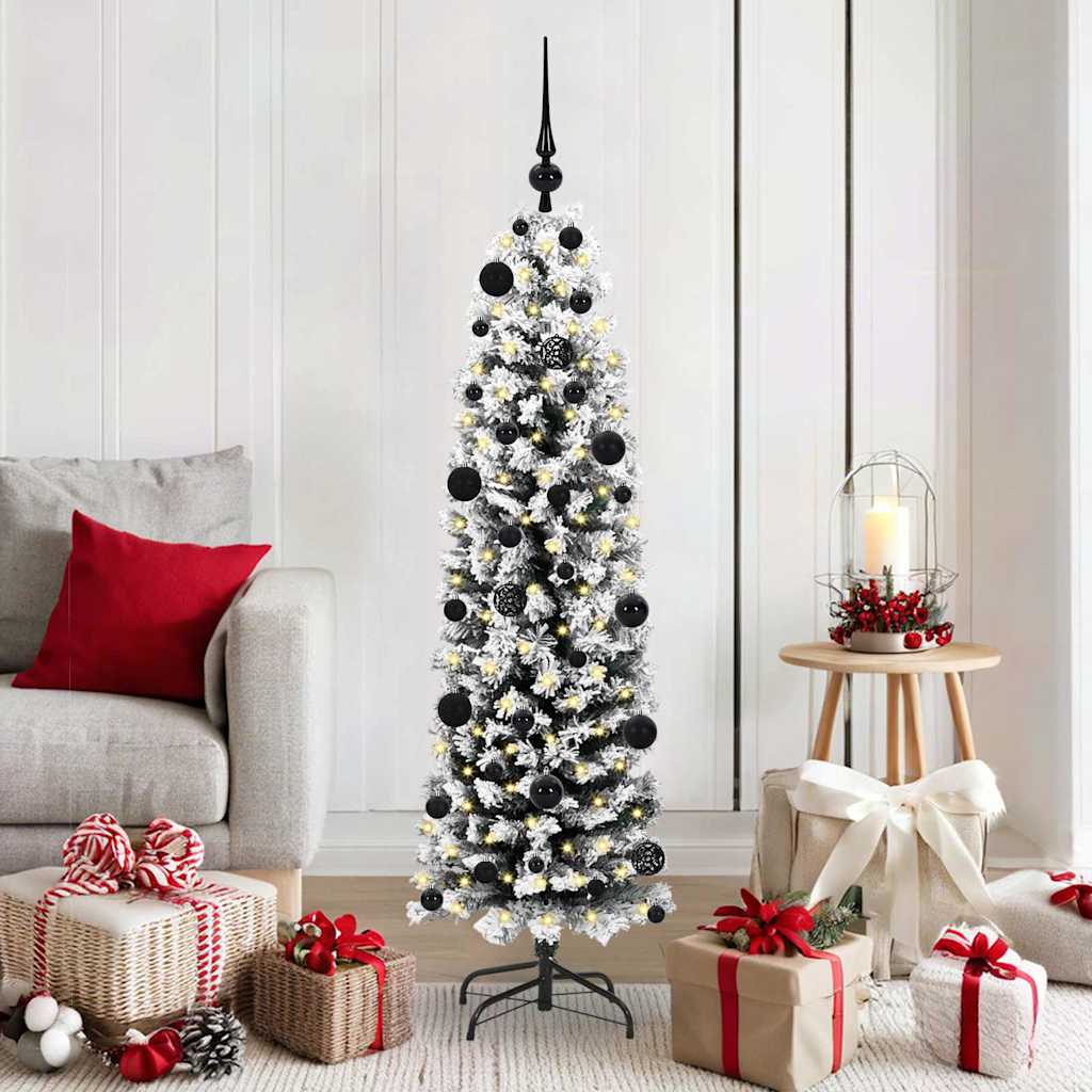 Sapin De Noël Artificiel Vert Pvc Et Acier Et Plastique