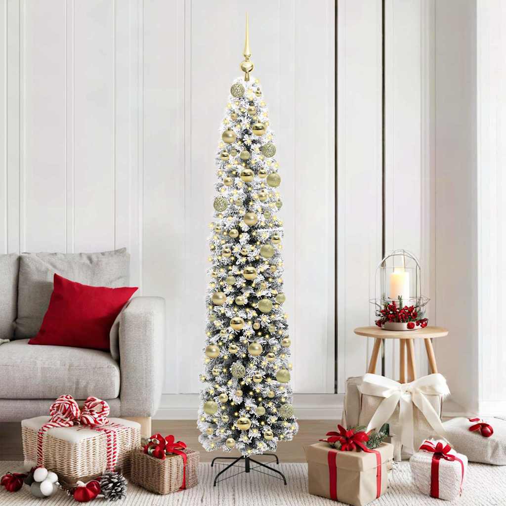 Sapin De Noël Artificiel Vert Pvc Et Acier Et Plastique