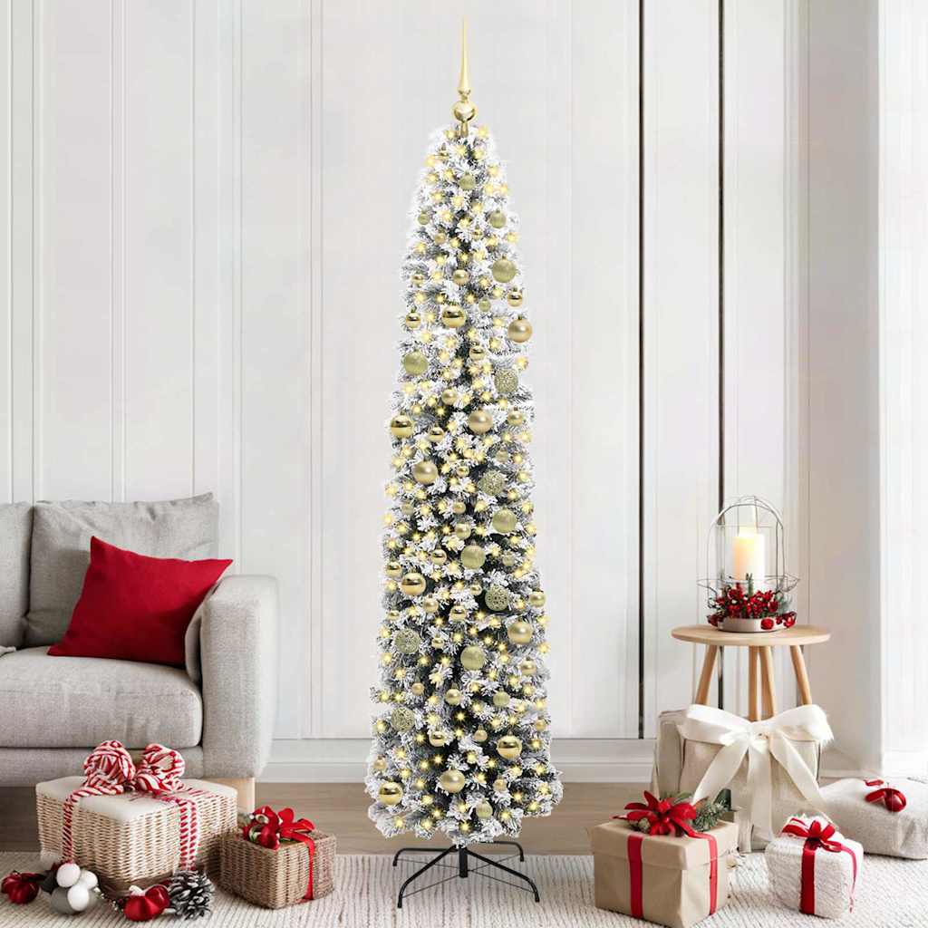 Sapin De Noël Artificiel Vert Pvc Et Acier Et Plastique
