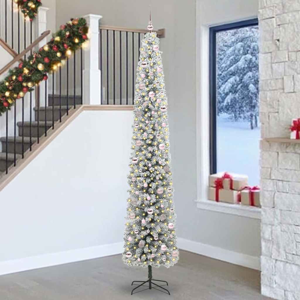 Sapin De Noël Artificiel Vert Pvc Et Acier Et Plastique