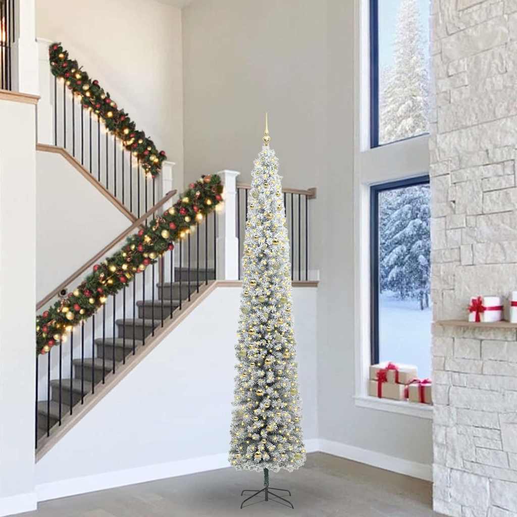 Sapin De Noël Artificiel Vert Pvc Et Acier Et Plastique