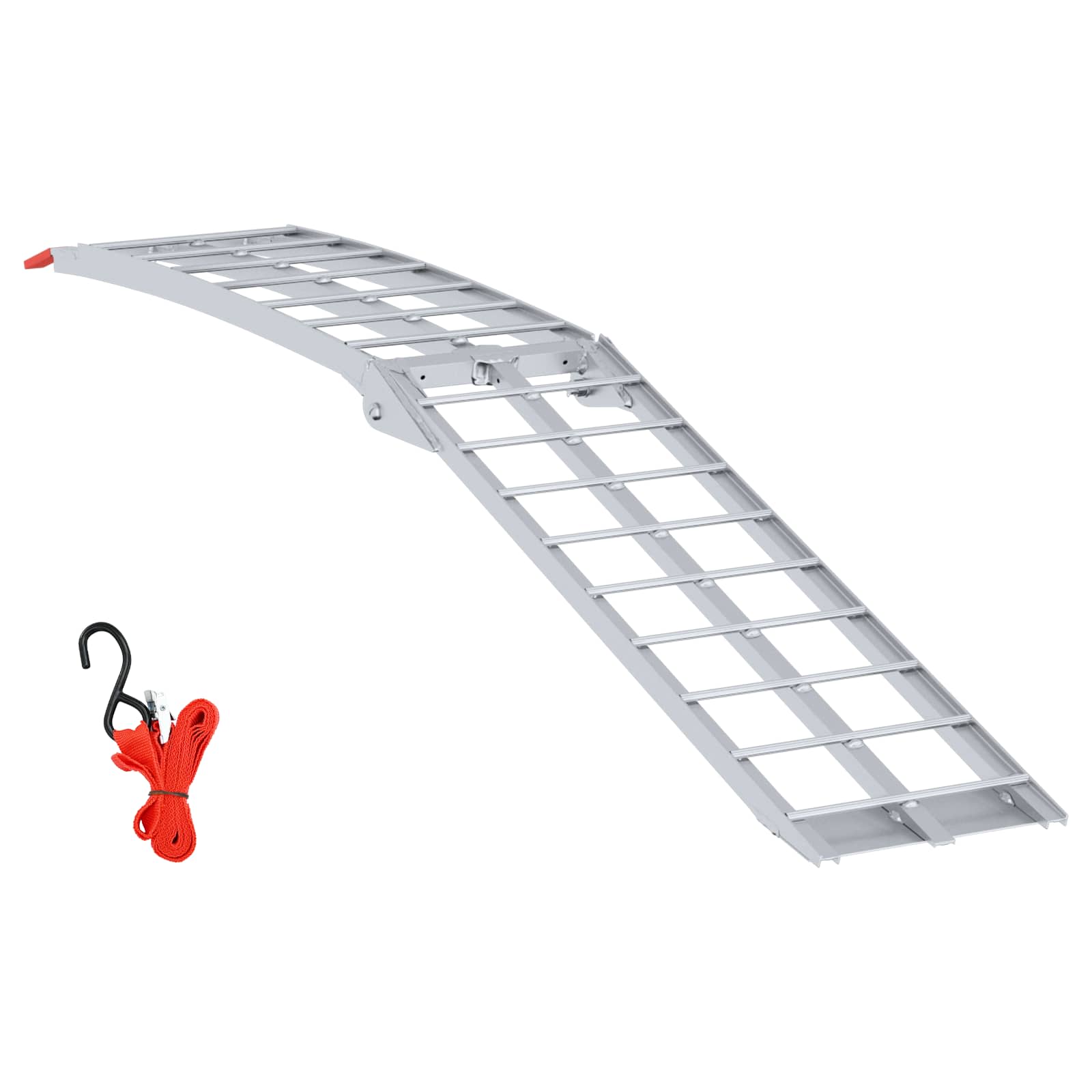 Rampe De Moto Argenté 340 Kg Par Pièce Aluminium