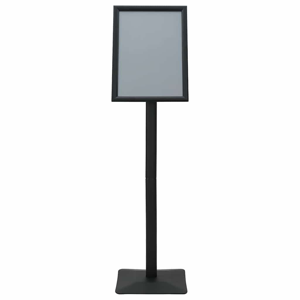 Stand De Poster Sur Pied Argenté Fonte