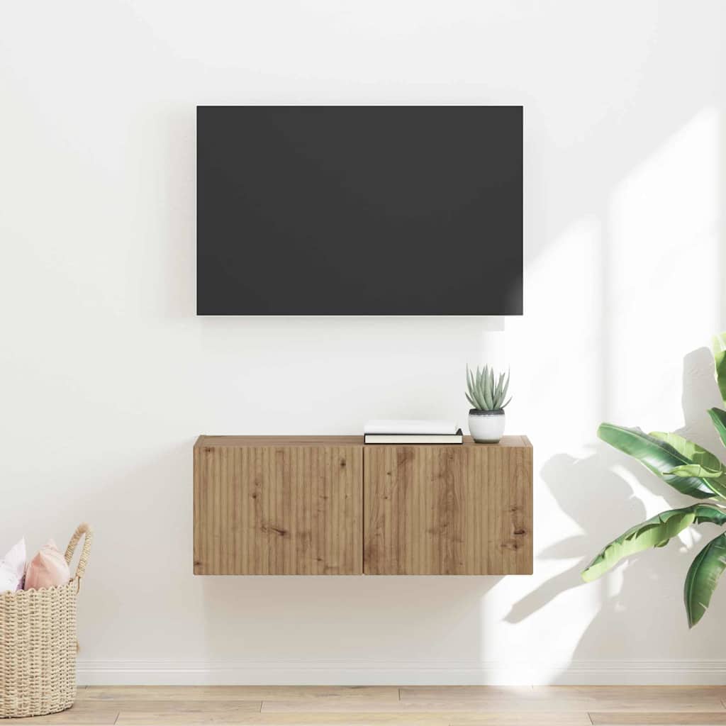 Meuble Tv Mural Bois D'ingénierie