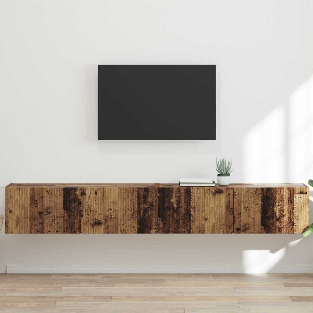 Meuble Tv Mural Bois D'ingénierie