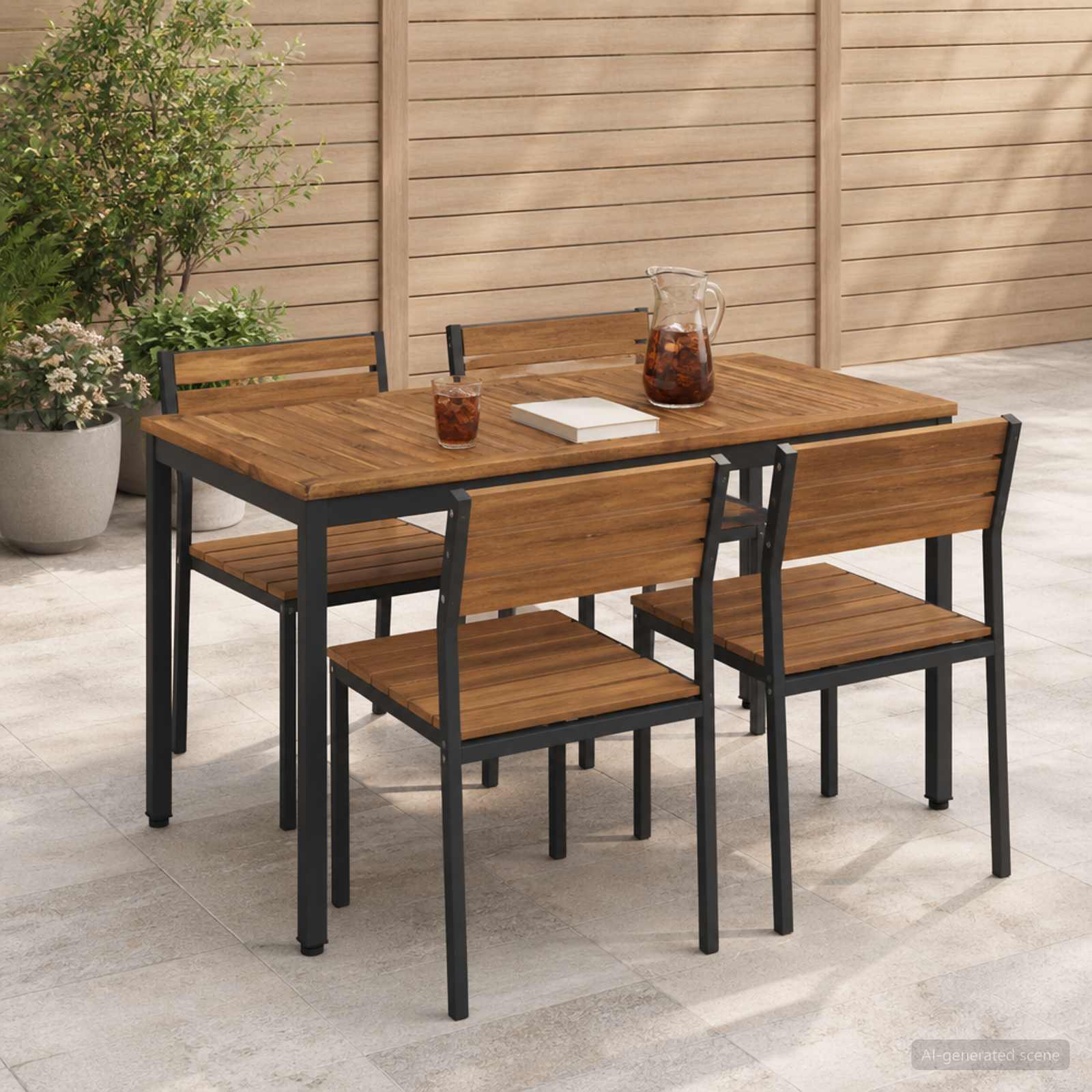 Table De Dîner De Jardin