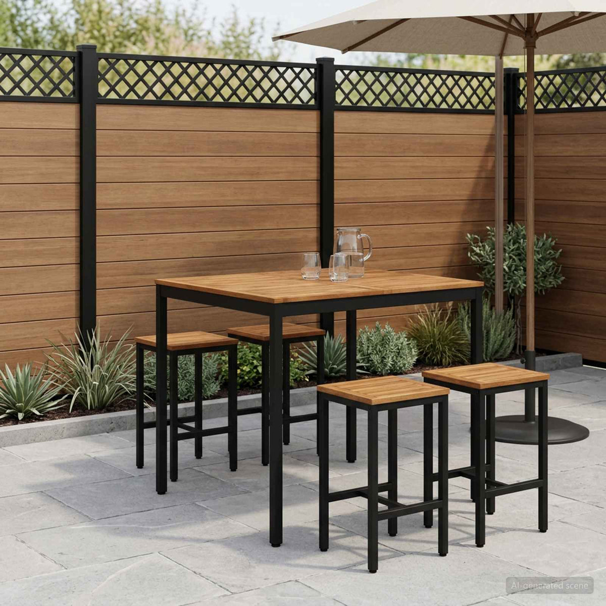 Table De Bar De Jardin