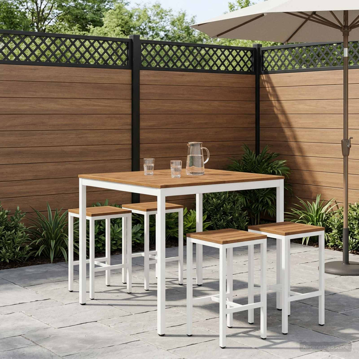 Table De Bar De Jardin