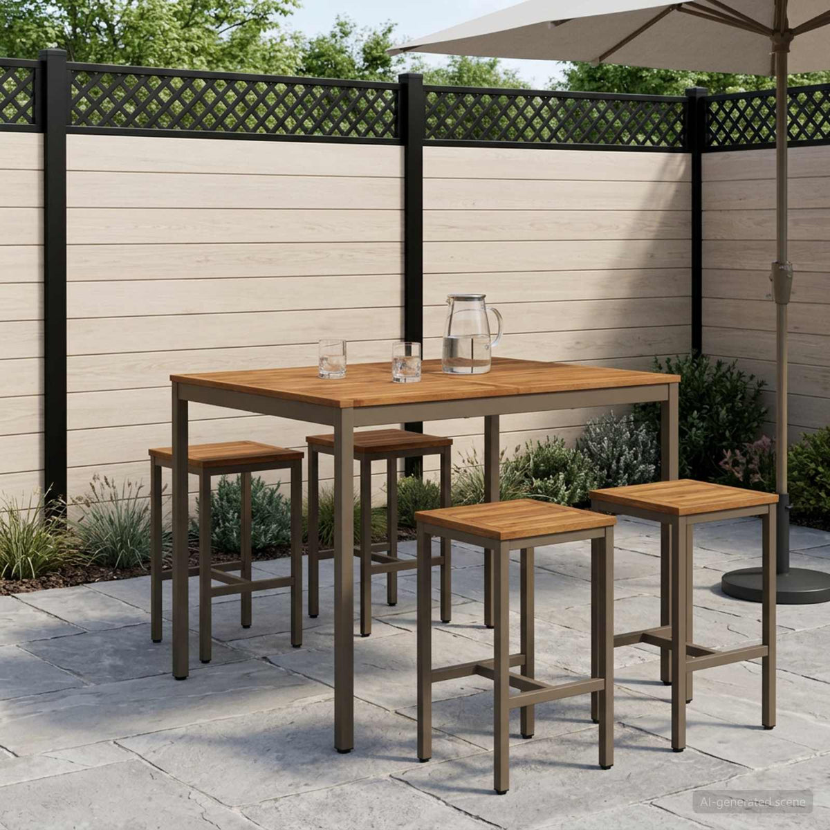 Table De Bar De Jardin