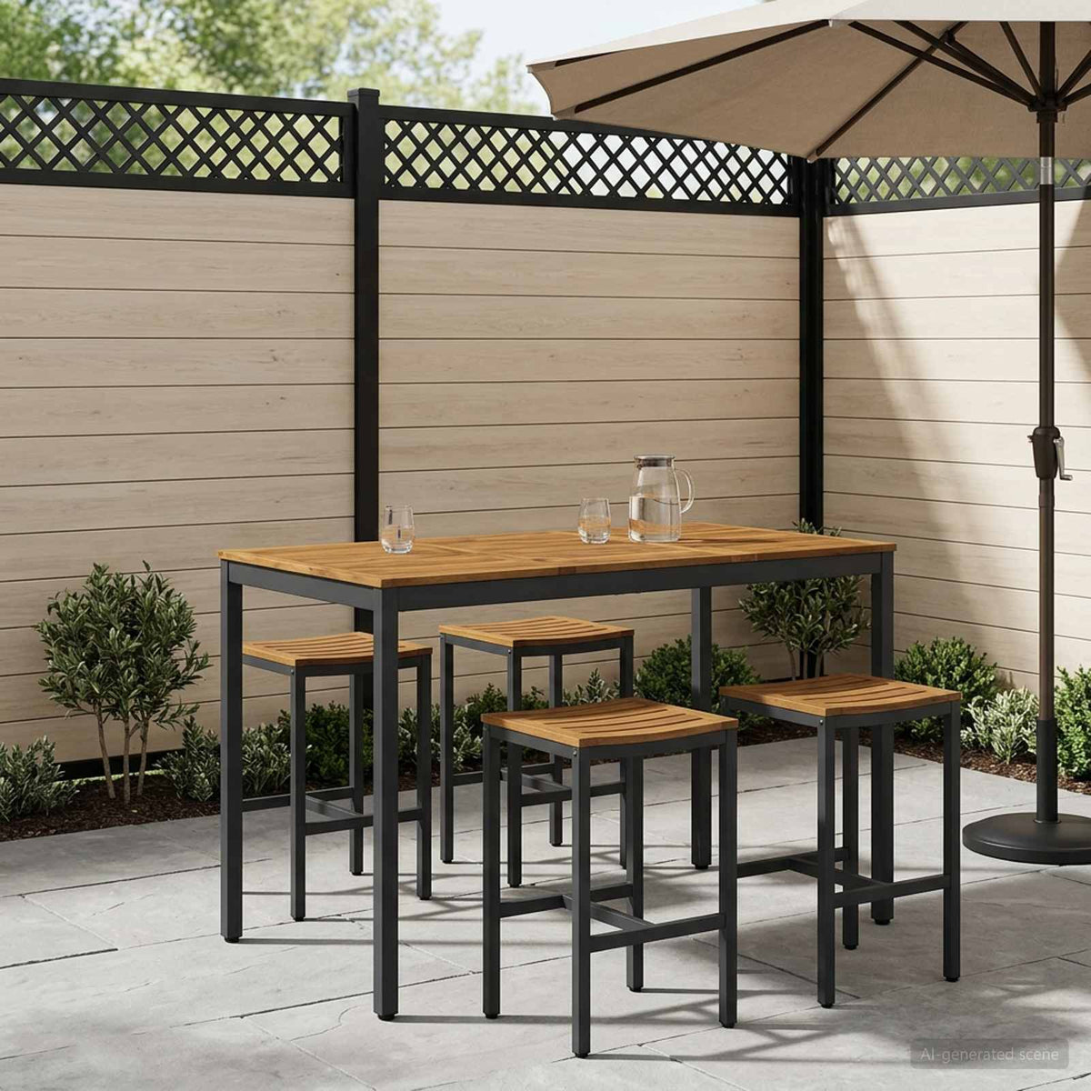 Table De Bar De Jardin