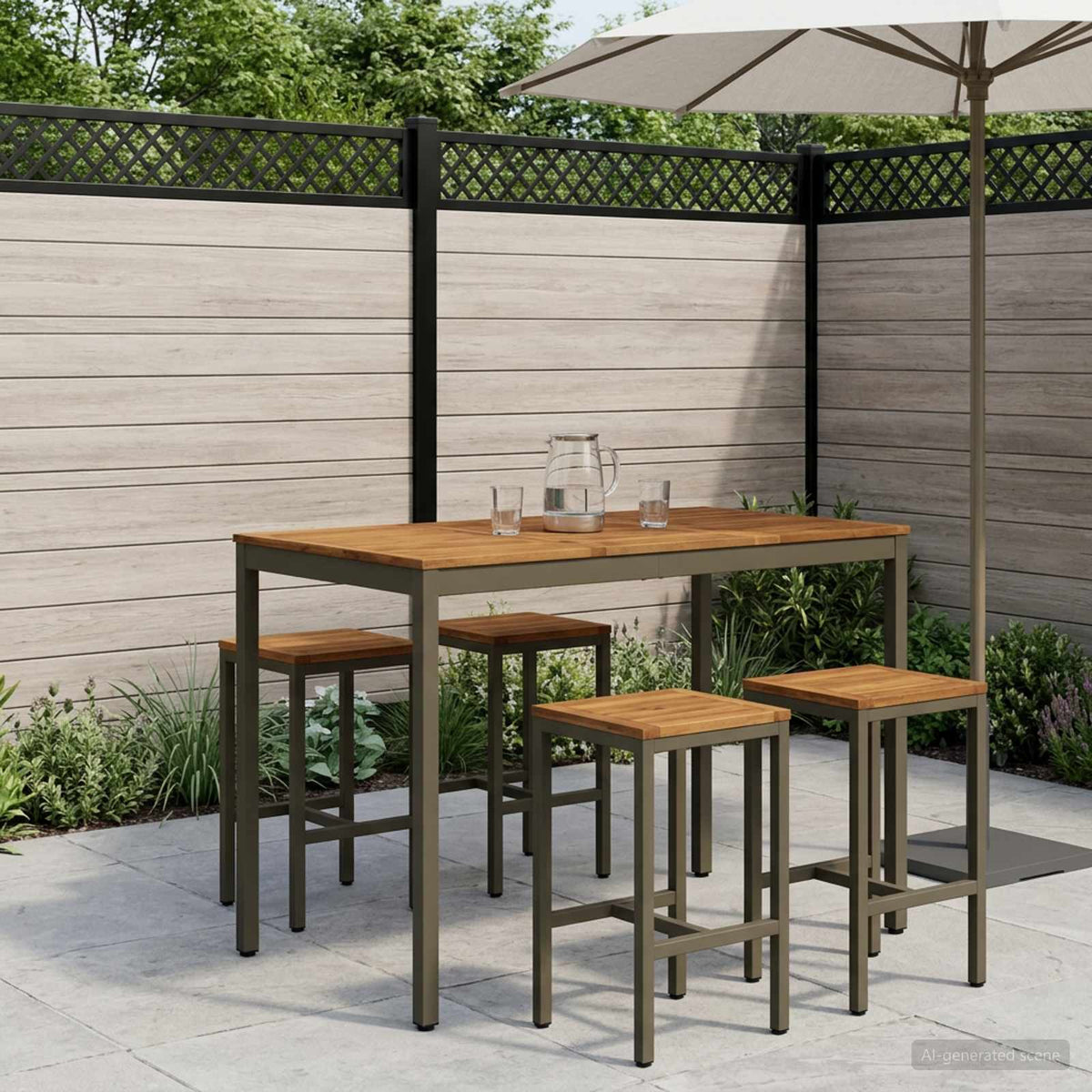 Table De Bar De Jardin