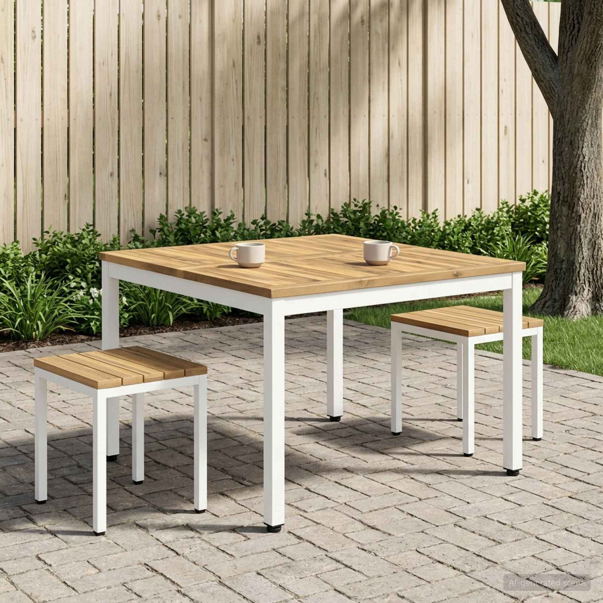Table Basse Bois D'acacia Massif