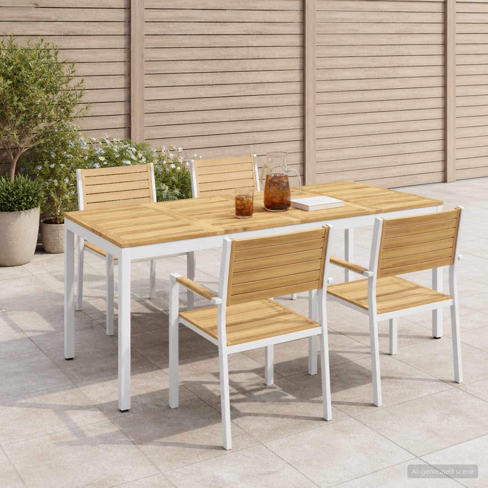 Table De Dîner De Jardin