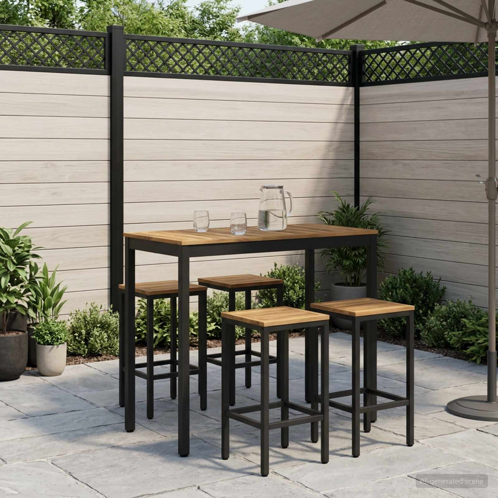 Table De Bar De Jardin