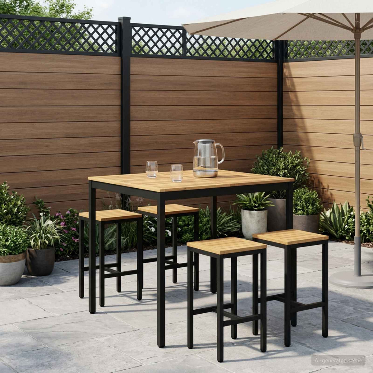 Table De Bar De Jardin