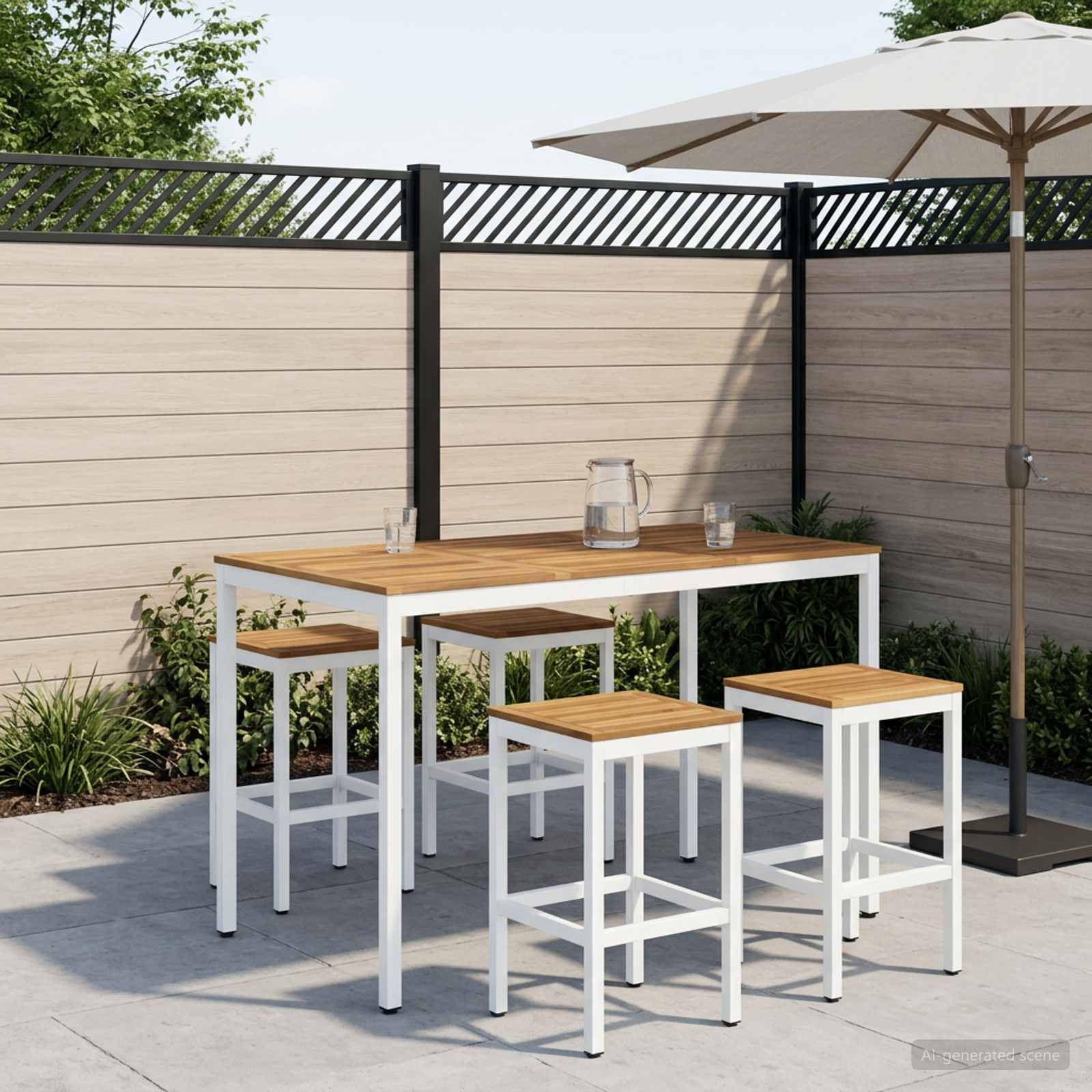 Table De Bar De Jardin