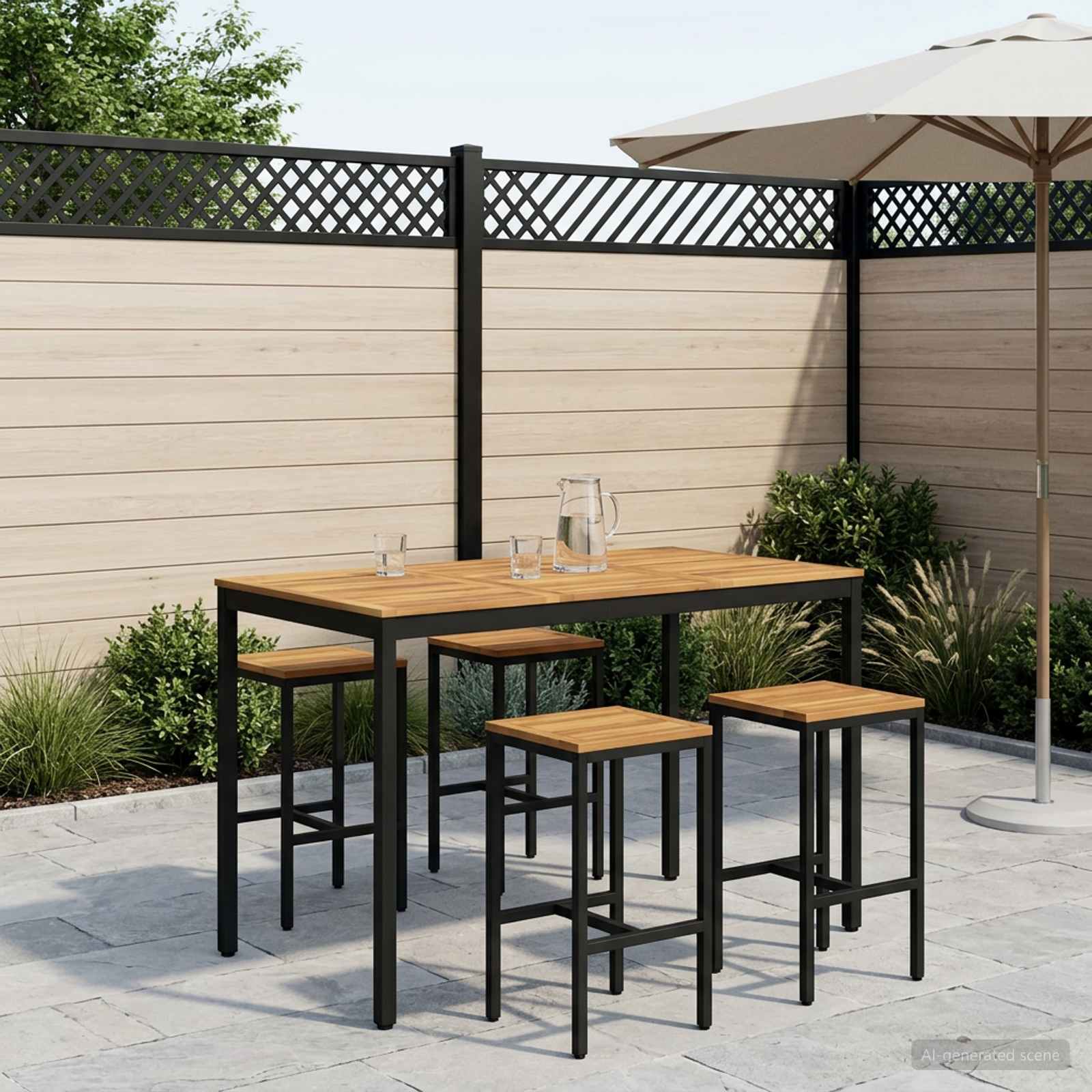 Table De Bar De Jardin