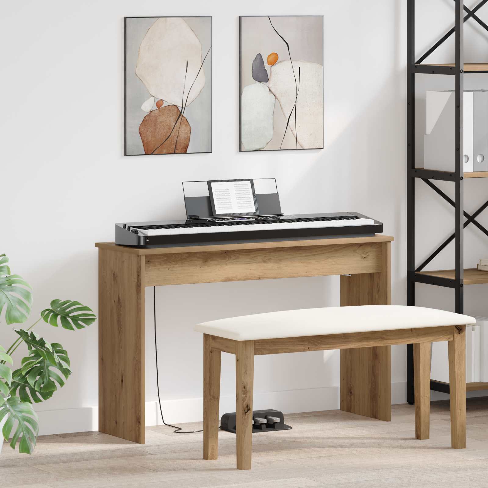 Stand De Clavier Bois D'ingénierie