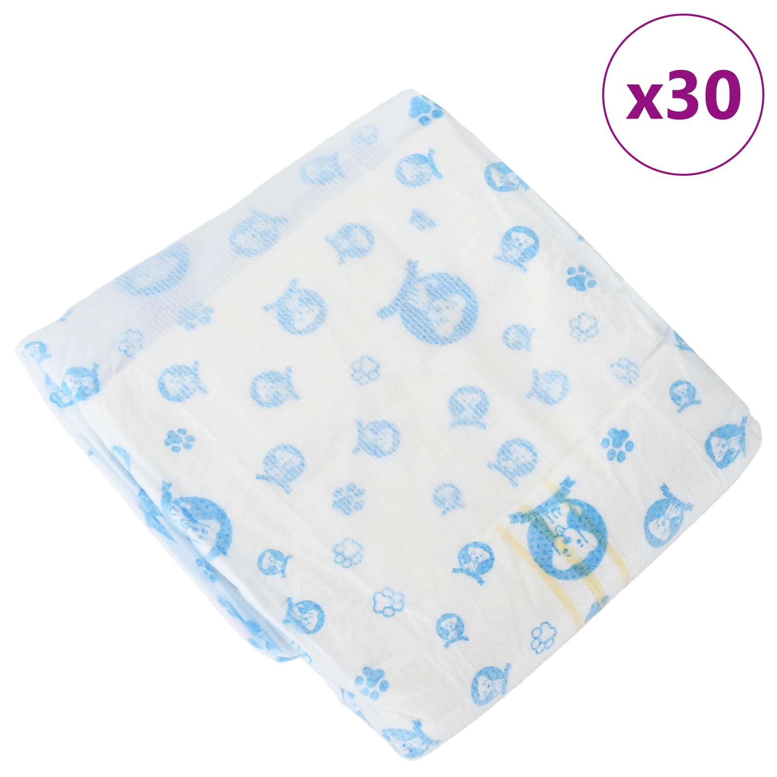 Protection Hygiénique Jetable Pour Chien Mâle 30 Pièces Xs
