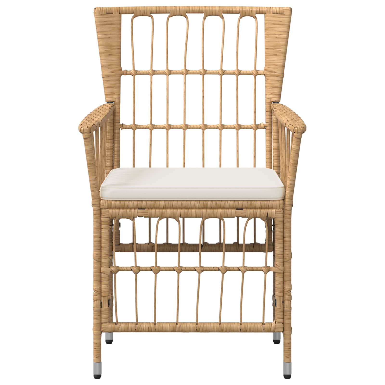 Chaises De Jardin 2 Pc Naturel