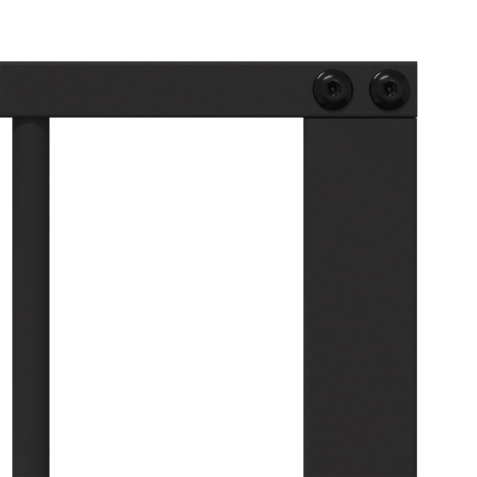 Porte Pour Chien 6 Pc Noir Acier Galvanisé