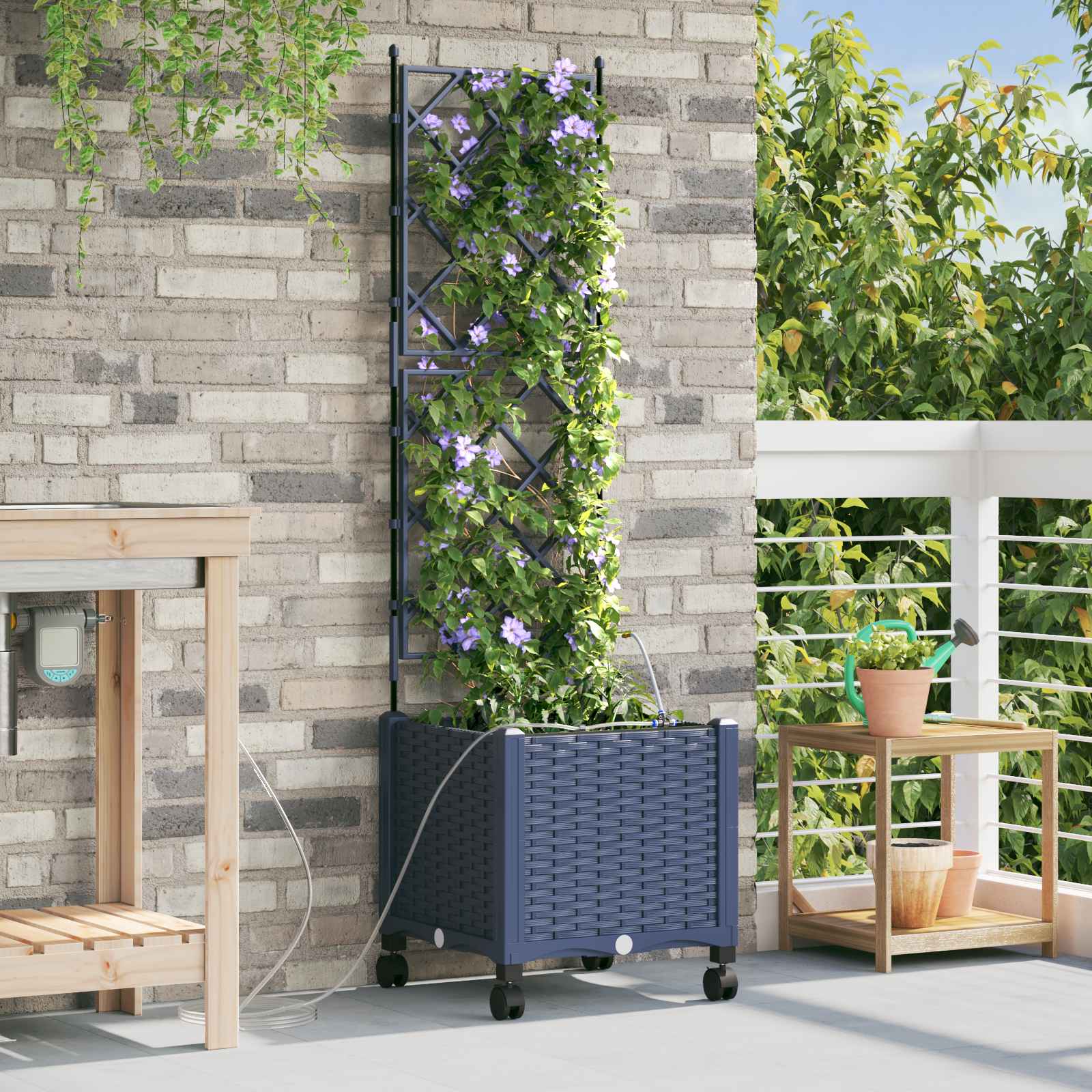 Cache-Pot De Jardin 4 Pc Pp