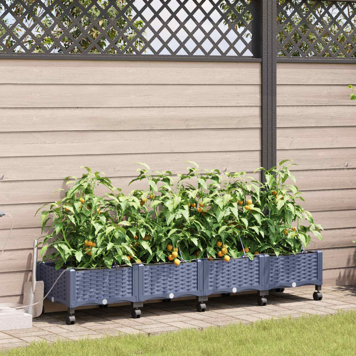 Cache-Pot De Jardin 4 Pc Pp