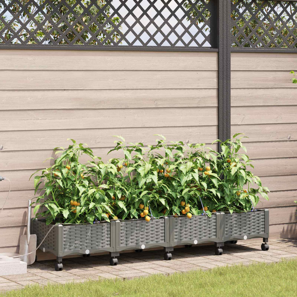 Cache-Pot De Jardin 4 Pc Pp