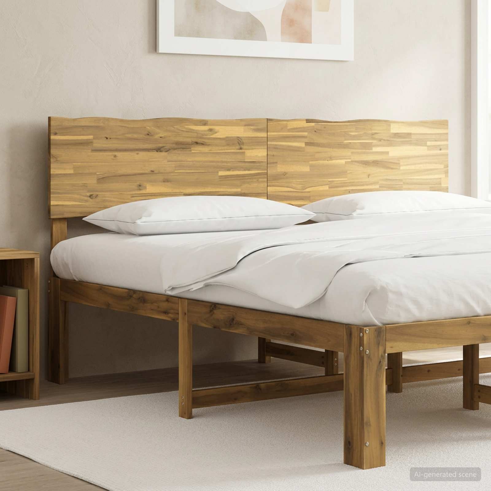 Tête De Lit En Bois Brut Rostock