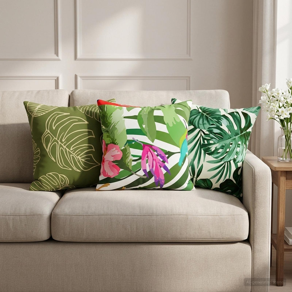 Housse De Coussin 6 Pcs Heerlen Polyester